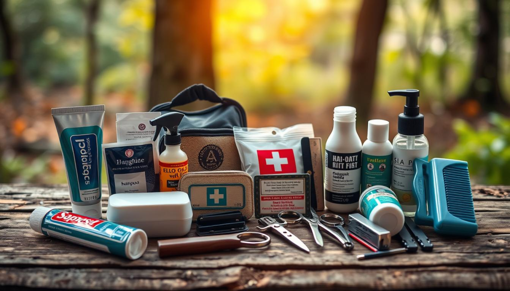 bug out bag hygiene items